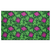 William Morris Anemone, Emerald Green en Fuchsia Stof (Fat Quarter)