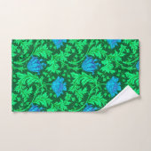 William Morris Anemone, Emerald Green & Turquoise Bad Handdoek (Handdoek)