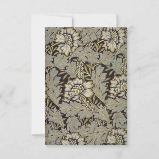 William Morris Anemone Floral Print Kaart (Voorkant)