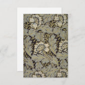 William Morris Anemone Floral Print Kaart (Voorkant / Achterkant)