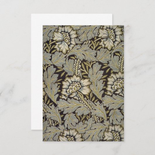 William Morris Anemone Floral Print Kaart (Voorkant / Achterkant)