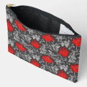 William Morris Anemone, Grey/Grey en Red Etui (Open)