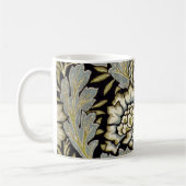 William Morris - Anemone,  patroon Koffiemok (Links)