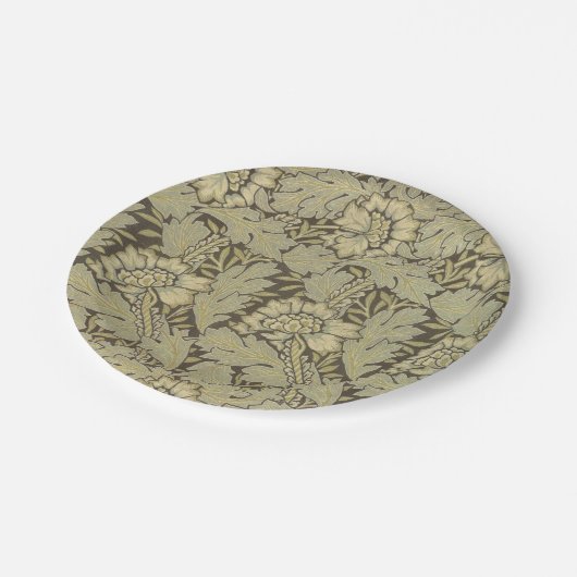 William Morris Anemone Pattern Papieren Bordje (Gekanteld)