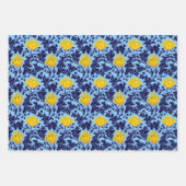 William Morris Anemone, Rust, Goud, Zwart Inpakpapier Vel (Voorkant 2)