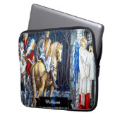 William Morris Angel Art Electronics Bag Laptop Sleeve (Voorkant Links)