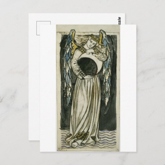 William Morris Angel Briefkaart (Voorkant / Achterkant)