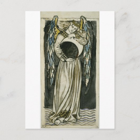 William Morris Angel Briefkaart (Voorkant)