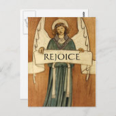 William Morris  Angel Briefkaart (Voorkant / Achterkant)