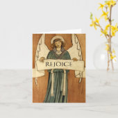 William Morris  Angel Fine Art Kaart (Gele Bloem)