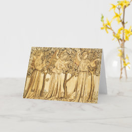 William Morris ANGELS AND TREE Wenskaart Kaart