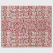 William Morris  Animals Birds Rabbits Pink Cadeaupapier (Vlak)