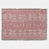 William Morris  Animals Birds Rabbits Pink Deken (Voorkant)