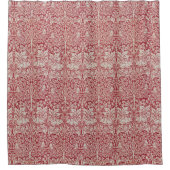 William Morris  Animals Birds Rabbits Pink Douchegordijn (Voorkant)