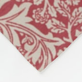 William Morris  Animals Birds Rabbits Pink Fleece Deken (Hoek)