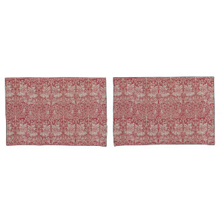 William Morris Animals Birds Rabbits Pink Kussensloop