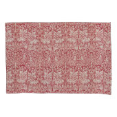 William Morris Animals Birds Rabbits Pink Kussensloop (Voorkant-Links)
