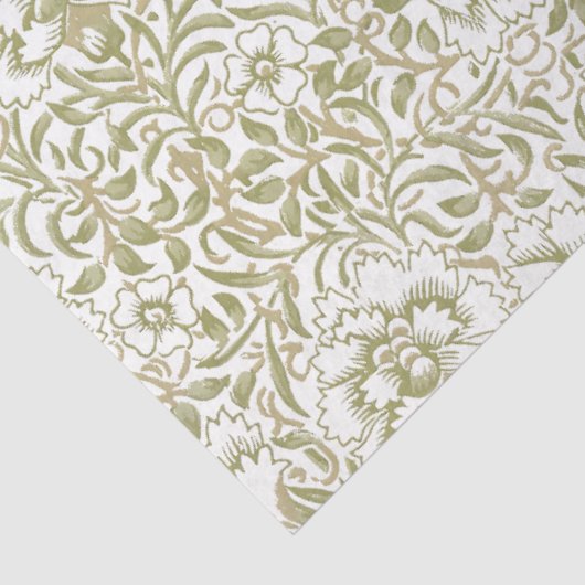 William Morris anjepatroon Tissuepapier (Detail)