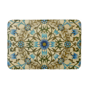 William Morris - Antiek 1873 Vine & Flower Pattern Badmat