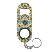 William Morris - Antiek 1873 Vine & Flower Pattern Mini Flessenopener (Achterkant)