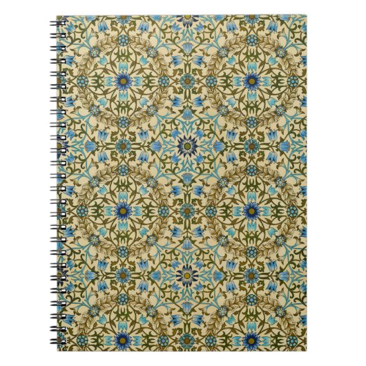 William Morris - Antiek 1873 Vine & Flower Pattern Notitieboek (Voorkant)