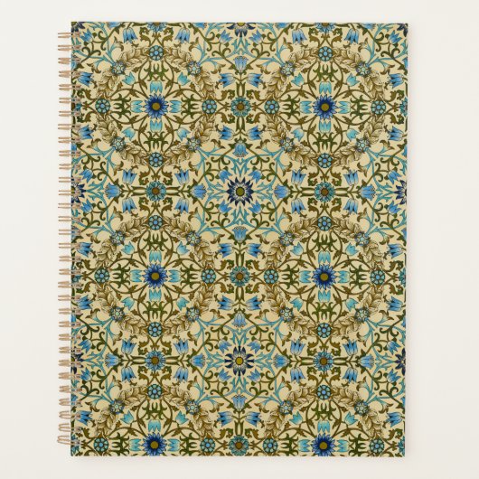 William Morris - Antiek 1873 Vine & Flower Pattern Planner (Voorkant)