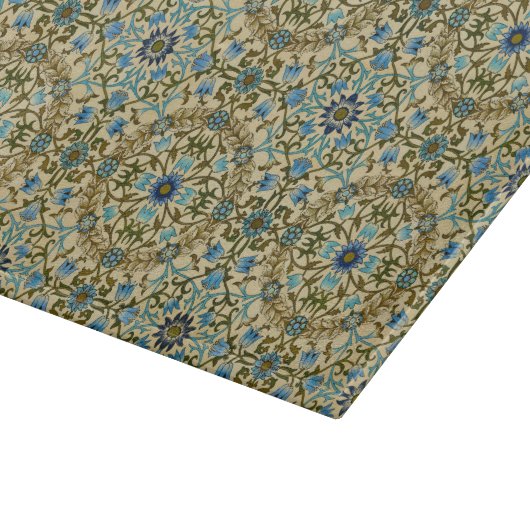 William Morris - Antiek 1873 Vine & Flower Pattern Snijplank (Hoek)