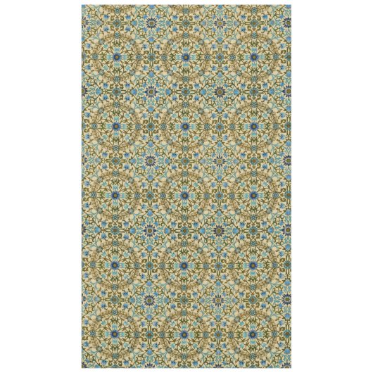 William Morris - Antiek 1873 Vine & Flower Pattern Tafelkleed (Voorkant)