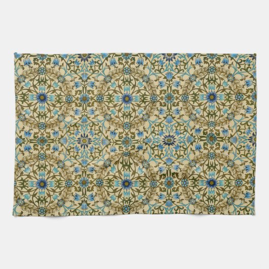William Morris - Antiek 1873 Vine & Flower Pattern Theedoek (Horizontaal)