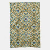 William Morris - Antiek 1873 Vine & Flower Pattern Theedoek (Verticaal)