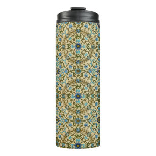William Morris - Antiek 1873 Vine & Flower Pattern Thermosbeker