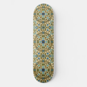 William Morris Antiek 1873 Wingerd & Bloemmotief Persoonlijk Skateboard