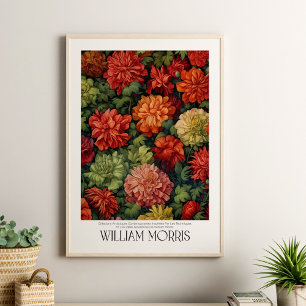 William Morris Antiek bloemmotief Poster