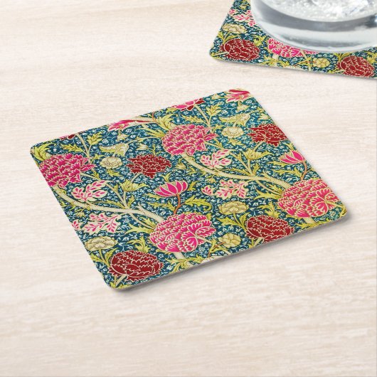 William Morris, Antiek Cray Design Kartonnen Onderzetters (Schuin)