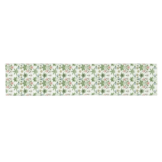 William Morris Antiek Daisy Floral Pattern Korte Tafelloper (Horizontaal)
