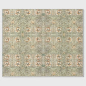 William Morris Antiek Honeysuckle Floral Classic Cadeaupapier (Vlak)