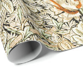 William Morris Antiek Honeysuckle Floral Classic Cadeaupapier (Rol Hoek)