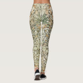 William Morris Antiek Honeysuckle Floral Classic Leggings (Achterkant)