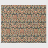 William Morris Antiek Honeysuckle Floral Pattern Cadeaupapier (Vlak)