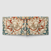 William Morris Antiek Honeysuckle Floral Pattern Gastenboek (Volledig)