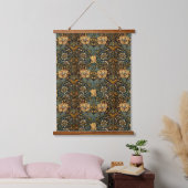 William Morris Antiek Honeysuckle Floral Pattern Hangend Wandkleed (Slaapkamer)