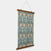 William Morris Antiek Honeysuckle Floral Pattern Hangend Wandkleed (Gebogen)