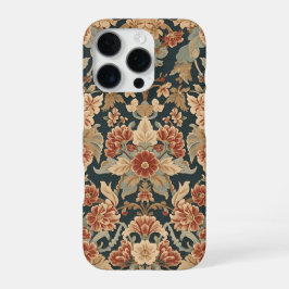 William Morris Antiek Honeysuckle Floral Pattern iPhone 16 Pro Hoesje