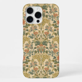 William Morris Antiek Honeysuckle Floral Pattern iPhone 16 Pro Max Hoesje