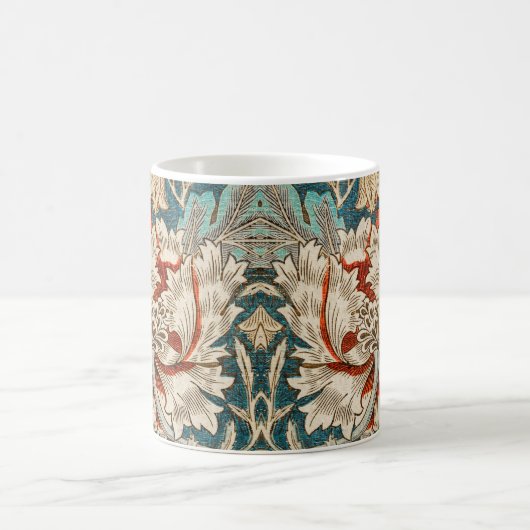 William Morris Antiek Honeysuckle Floral Pattern Koffiemok (Center)