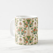 William Morris Antiek Honeysuckle Floral Pattern Koffiemok (Voorkant links)