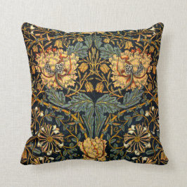 William Morris Antiek Honeysuckle Floral Pattern Kussen