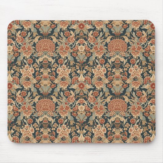 William Morris Antiek Honeysuckle Floral Pattern Muismat (Voorkant)