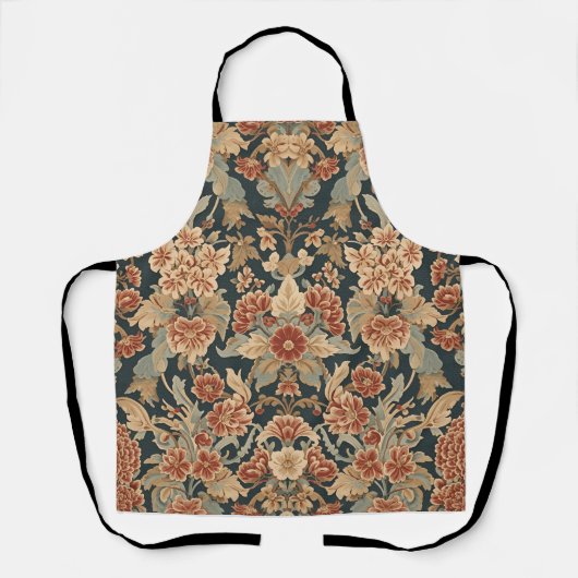 William Morris Antiek Honeysuckle Floral Pattern Schort (Voorkant)