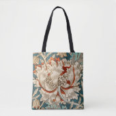 William Morris Antiek Honeysuckle Floral Pattern Tote Bag (Voorkant)